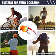 ÉÌƷͼƬ 22 | B0DK3GLVV6 | FEISEDY Cycling Glasses Sports Sunglasses for Men Women, Lightweight TR90 Frame UV400 MTB Running Fishing Baseball B0224