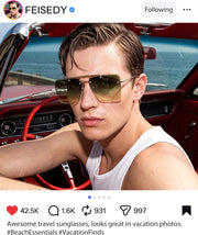 商品图片 17 | B0HFJXV98G | FEISEDY Rimless Aviator Sunglasses for Women Men Luxury UV400 Shades
