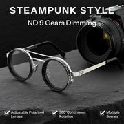 ÉÌƷͼƬ 39 | B0FK1DDVSV | FEISEDY Adjustable Sunglasses Polarized Men, Round Metal ND Filter B1400