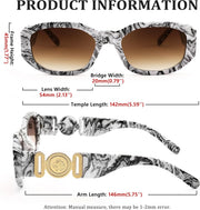 ÉÌƷͼƬ 49 | B0B5V7T75J | FEISEDY Retro Trendy Rectangle Sunglasses Women Men Narrow Shades B2322