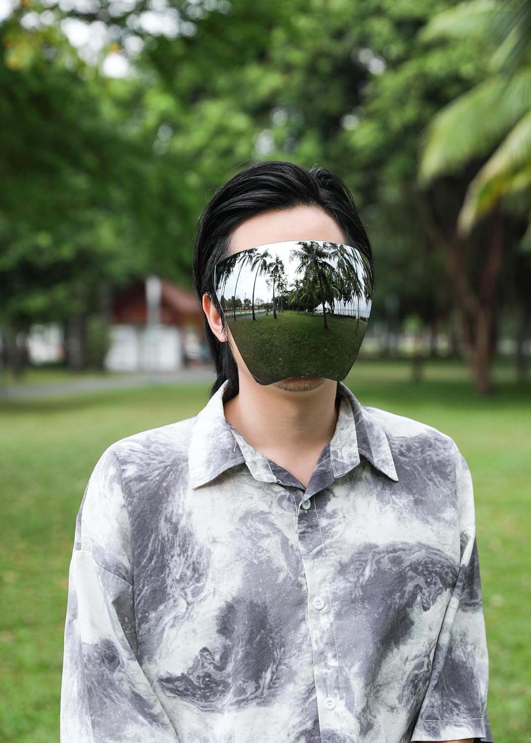 商品图片 47 | B097Y3FQJJ | FEISEDY Full Face Shield Sunglasses – Anti-Fog UV400 Mirror Visor