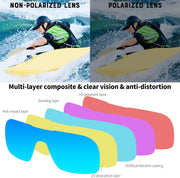 ÉÌƷͼƬ 21 | B0CWTZ9491 | FEISEDY Fashion Polarized Sunglasses Oversized One Piece Reflective Lens Sports Sun Glasses B0122