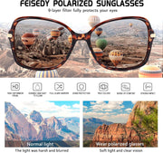 ÉÌƷͼƬ 26 | B09KC567VY | FEISEDY Womens Polarized Sunglasses UV400 Anti Glare Fashion Shades