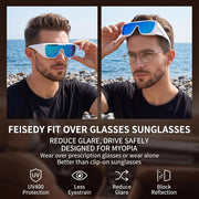 ÉÌƷͼƬ 17 | B0H2Z4Q1KM | FEISEDY Fit Over Glasses Polarized Sunglasses for Men Women B0456