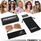 商品图片 63 | B08HVPGJW5 | FEISEDY Sunglasses Womens Trendy, Oversized Square Shades, Pearl Inlay Cat Eye Frame UV400 Protection B2625