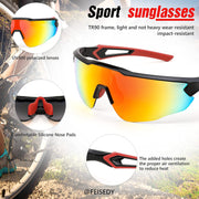 ÉÌƷͼƬ 13 | B0C3VXWRTK | FEISEDY Youth Sport Polarized Sunglasses for 8-16 Cycling Running Driving Baseball Goggles Glasses B0011