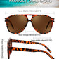 商品图片 27 | B0GXMV1N2N | FEISEDY Retro Aviator Sunglasses for Women Men Square Sunnies 70s Pilot Style Lightweight UV400 Shades B0421