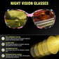 商品图片 4 | B081YY5RM3 | FEISEDY Classic Womens Night Glasses Driving Anti Glare Wrap Around Yellow Sunglasses B2548