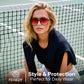 商品图片 9 | B0H71K72HH | FEISEDY Retro Aviator Sunglasses for Women Men 70s Square Sun Glasses B0281