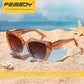 商品图片 47 | B0CNCTSQ2Z | FEISEDY Trendy Polarized Sunglasses, Oversized Irregular TR Frame for Women Men, Retro Shades UV400 B0016