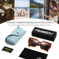 商品图片 22 | B0CNCTSQ2Z | FEISEDY Trendy Polarized Sunglasses, Oversized Irregular TR Frame for Women Men, Retro Shades UV400 B0016