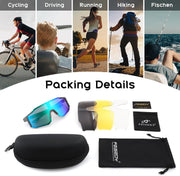ÉÌƷͼƬ 27 | B0FMRGGCL4 | FEISEDY Polarized Sports Sunglasses for Men Women Youth - Baseball, Running, Cycling UV400 Protection 4 Lenses B0279