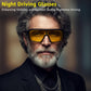 商品图片 6 | B0FWBV3SMZ | FEISEDY Oversized Square Fit Over Glasses Sunglasses for Men Women B0332