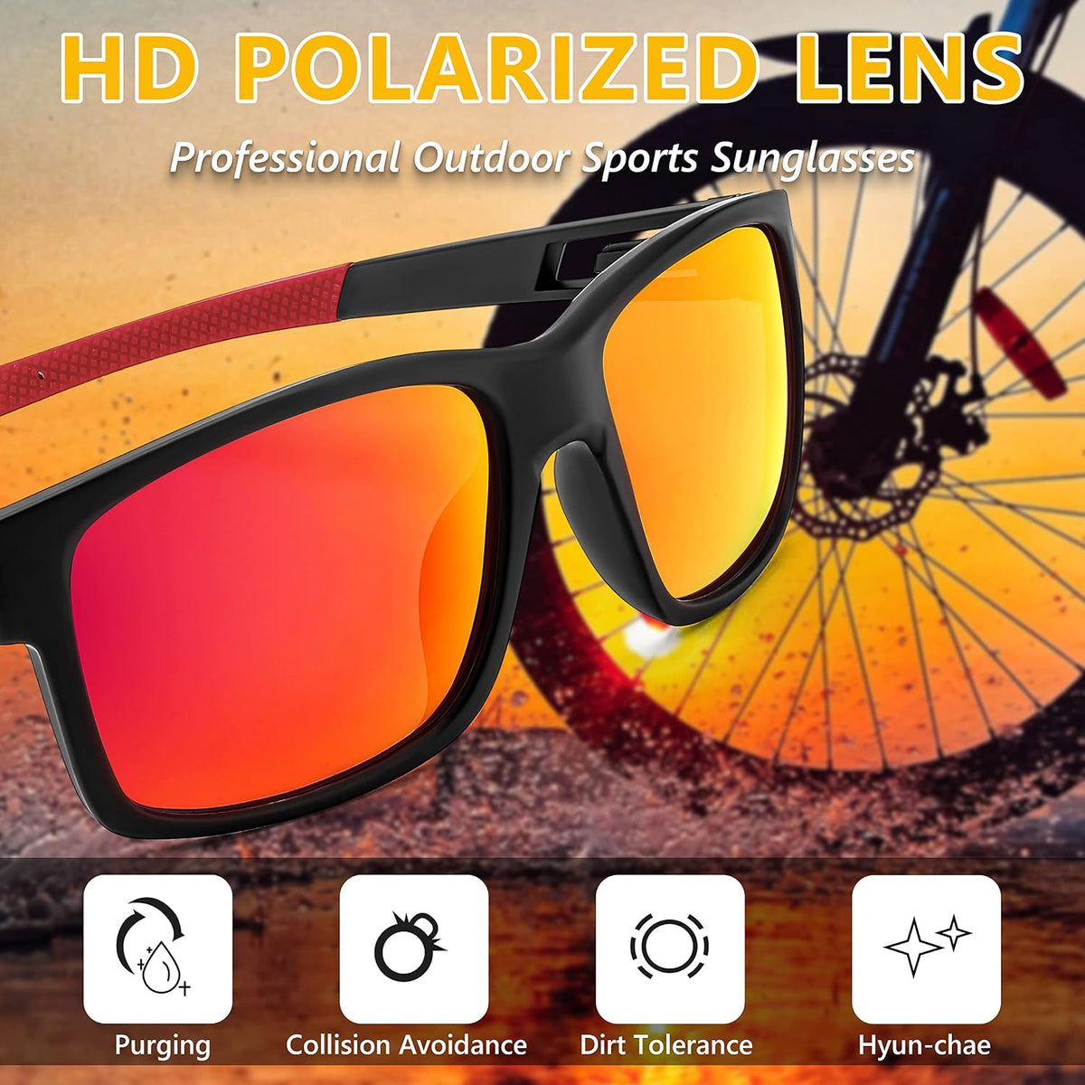ÉÌƷͼƬ 11 | B0B2RDWVNL | FEISEDY Polarized Sunglasses Men Women Driving Cycling Running Golf Sports Glasses Lightweight TR90 Frame B2915
