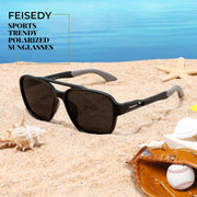ÉÌƷͼƬ 7 | B0DSVK9L2R | FEISEDY Retro Aviator Polarized Sunglasses Women Men Outdoors B0260