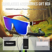 ÉÌƷͼƬ 106 | B0B2836HD6 | FEISEDY Sunglasses for Women Men, Fashion Mirrored Single Lens Shades