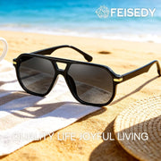 ÉÌƷͼƬ 17 | B0GTPJLQQN | FEISEDY Women Men Aviator Sunglasses UV400 Protection, Retro Trendy Square Frame for Driving Fishing Outdoor Daily B0425