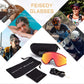 商品图片 6 | B08R57WJV4 | FEISEDY Shield Wraparound Sports Sunglasses for Men Women Outdoor Windproof One Piece Cycling B9023