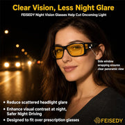 商品图片 2 | B0HG8TKYW8 | FEISEDY Fit Over Polarized Sunglasses Men, Night Driving Wrap Glasses B0330