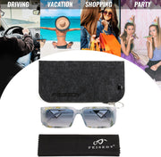 ÉÌƷͼƬ 21 | B0BP7NZR55 | FEISEDY Small Fashion Square Sunglasses for Women Men 90s Vintage Rectangle Sunglasses B2972
