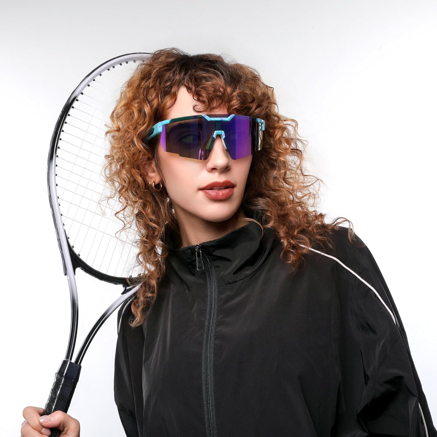 商品图片 16 | B0D2R93ZVQ | FEISEDY Cycling Sunglasses for Men Women, Sport Sunglasses for Baseball Softball Running Fishing Golf UV400 B0167