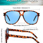 商品图片 18 | B0GXMV1N2N | FEISEDY Retro Aviator Sunglasses for Women Men Square Sunnies 70s Pilot Style Lightweight UV400 Shades B0421