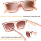商品图片 71 | B0C5378735 | FEISEDY Vintage Square Cat Eye Sunglasses Women Trendy Cateye Sunglasses B2473
