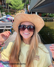 ÉÌƷͼƬ 145 | B0CB543WBD | FEISEDY Vintage Retro 70s Plastic Aviator Sunglasses Women Men Classic Large Squared Frame B2751