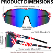 ÉÌƷͼƬ 7 | B0BQLPB8JV | FEISEDY Sports Sunglasses for Men and Women, UV400 Protection Outdoor Cycling Driving Fishing Glasses B2987