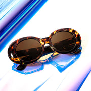 ÉÌƷͼƬ 34 | B074H8KFSZ | FEISEDY Sunglasses White Oval Clout Goggles for Women Men Retro Round Trendy Rimmed Clueless Costume Frame B2253