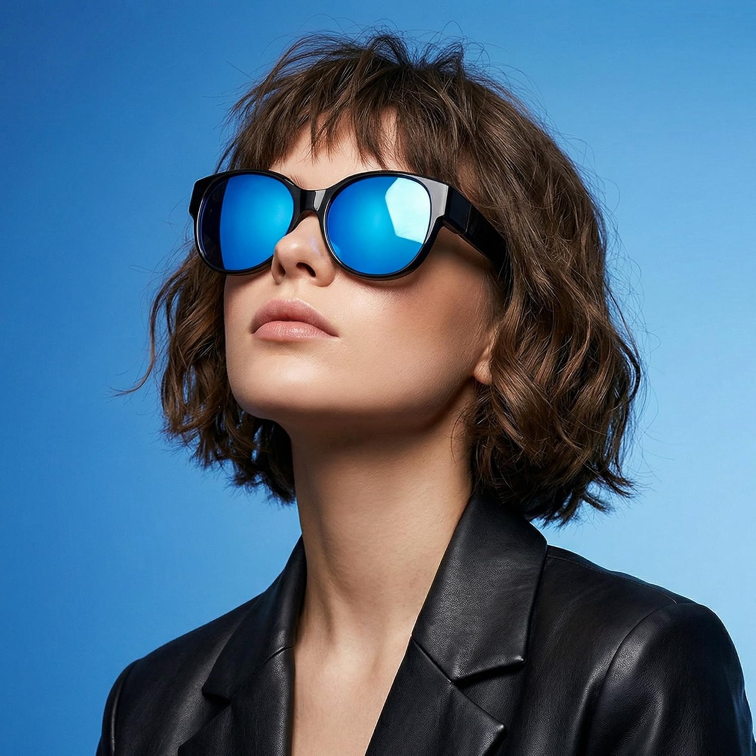 商品图片 2 | B0FRRT5Z37 | FEISEDY Fit Over Glasses Polarized Sunglasses, UV400 Protection for Driving & Outdoor Activities B0328