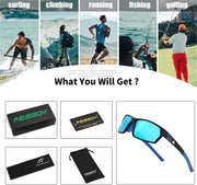 ÉÌƷͼƬ 35 | B0CWV23RCP | FEISEDY Polarized Sports Sunglasses for Men Women Youth Baseball Cycling Running Glasses UV400 Protection B0135