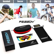 ÉÌƷͼƬ 18 | B0CZ7Y96D2 | FEISEDY Polarized Sports Sunglasses for Kids Youth Baseball Cycling Running Glasses for Boys Girls Age 3-12 B0142