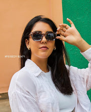 ÉÌƷͼƬ 82 | B07MNGNLNT | FEISEDY Classic Women Sunglasses Fashion Thick Square Sun Glasses B2471