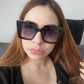 商品图片 95 | B08HVPGJW5 | FEISEDY Sunglasses Womens Trendy, Oversized Square Shades, Pearl Inlay Cat Eye Frame UV400 Protection B2625