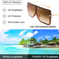 商品图片 6 | B097CVFDZT | FEISEDY Flat Top Oversized Shield Sunglasses Women Men Square Fashion Rimless Shades UV400 B2784