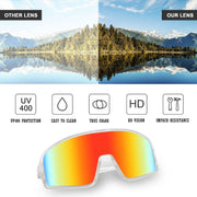 ÉÌƷͼƬ 13 | B0C5XNFKS9 | FEISEDY Men Women Sports Sunglasses Baseball Sun Glasses Cycling Fishing Running Trekking 80s 90s Youth Visor UV400 B2962