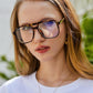 商品图片 2 | B0C6ZZXZ3F | FEISEDY Blue Light Glasses for Women Men Oversized Pilot Lightweight B2866