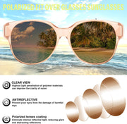 ÉÌƷͼƬ 46 | B0FRRPPHRW | FEISEDY Fit Over Glasses Polarized Sunglasses, UV400 Protection for Driving & Outdoor Activities B0328