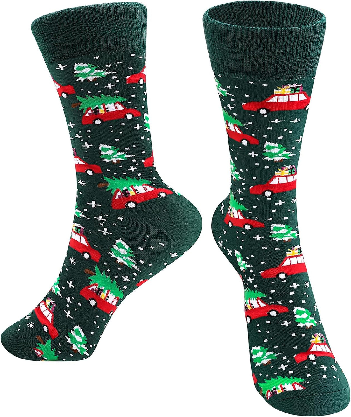 商品图片 17 | B0FPLDHHHC | Funny Socks for Women Men Christmas Socks Fuzzy Cozy Novelty Dress Socks Festive Crew Socks Size 7.5-12