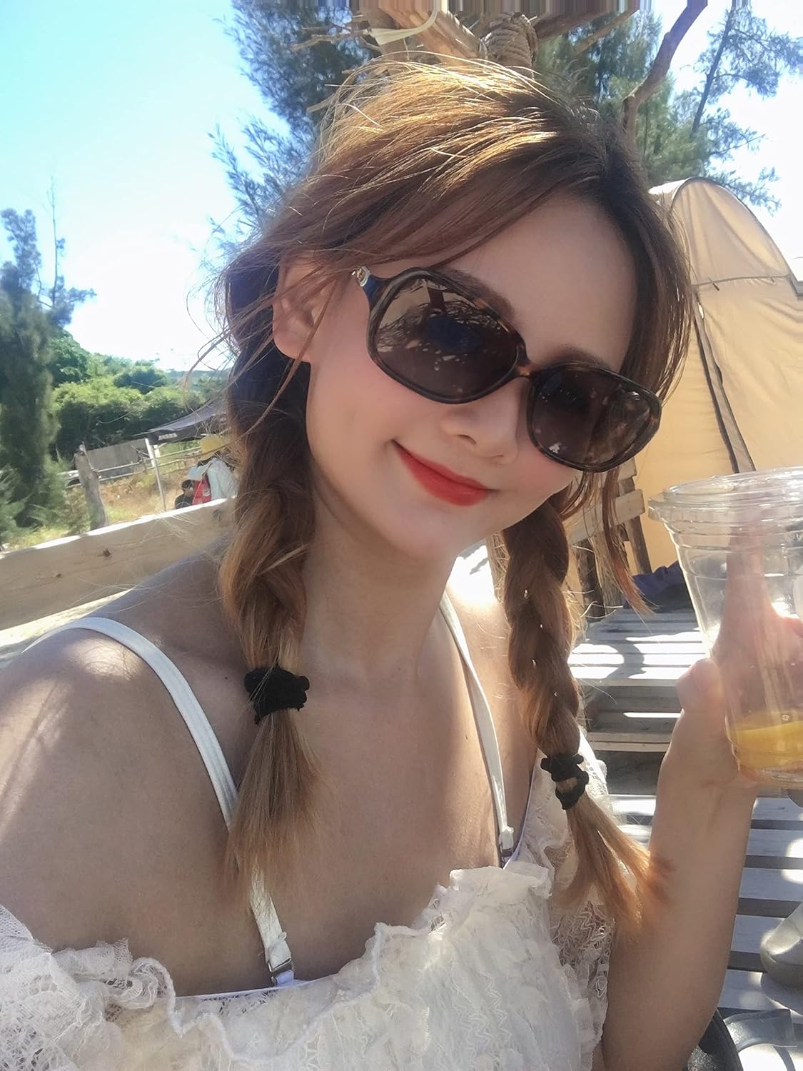 商品图片 16 | B08LPZDDKZ | FEISEDY Womens Polarized Sunglasses Square Wraparound Shades UV400 Mirrored Trendy Sun Glasses for Women B2526