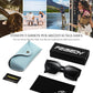 商品图片 39 | B0CNCTSQ2Z | FEISEDY Trendy Polarized Sunglasses, Oversized Irregular TR Frame for Women Men, Retro Shades UV400 B0016