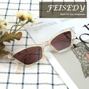 ÉÌƷͼƬ 52 | B079KYQYT3 | FEISEDY Small Cat Eye Sunglasses Vintage Square Shade Women Eyewear B2291