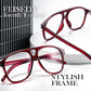 商品图片 17 | B0HCMPWV5X | FEISEDY Oversized Aviator Fashion Glasses for Women Men, Tortoise Trendy Eyeglasses, Retro Eyewear Frame for Daily Wear B0426
