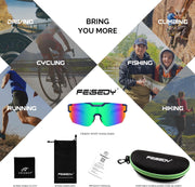 ÉÌƷͼƬ 24 | B0DBVLTVQD | FEISEDY Kids Sunglasses Youth Baseball Sun Glasses, UV400 Sports Cycling Softball Sunglasses for Adult Boys Girls B0227