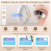 ÉÌƷͼƬ 18 | B0GT2R9GP7 | FEISEDY Photochromic Blue Light Blocking Glasses Fashion Women Men B1238