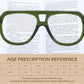 商品图片 20 | B0F32R72G4 | FEISEDY Stylish Reading Glasses for Woman Men Trendy Retro Double Bridge Readers B0287