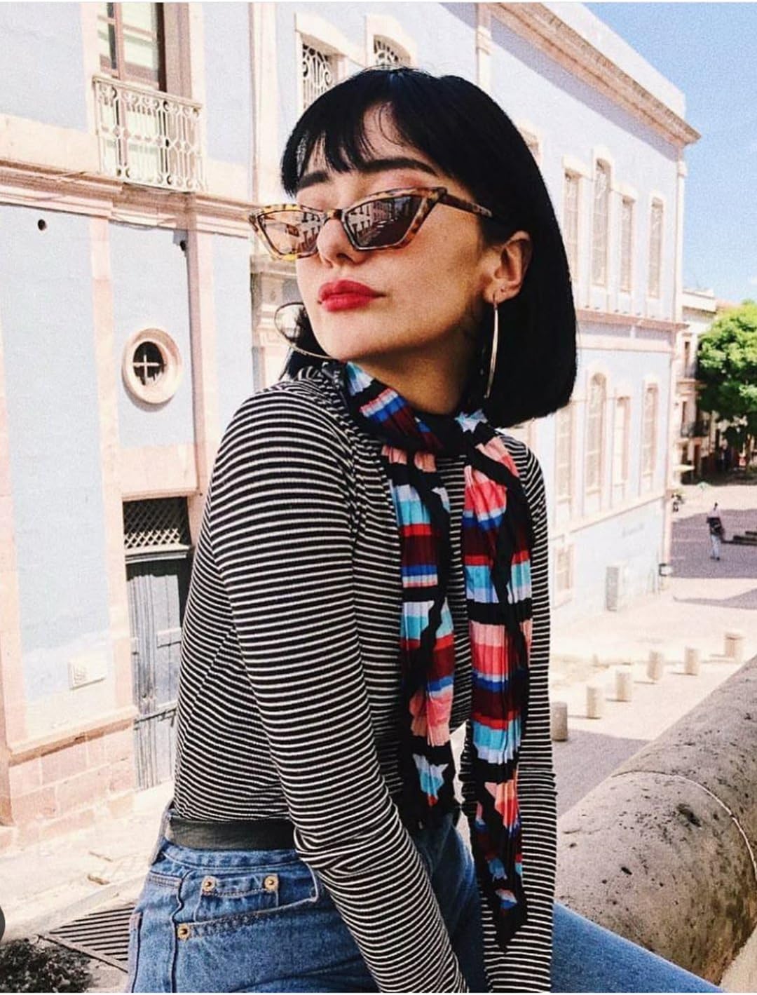 商品图片 40 | B079KYQYT3 | FEISEDY Small Cat Eye Sunglasses Vintage Square Shade Women Eyewear B2291