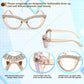 商品图片 33 | B0BLH5NHK8 | FEISEDY Diamond Blue Light Blocking Glasses Cat Eye Rhinestone Women Oversized Anti Eyestrain Computer Glasses Frame B2358