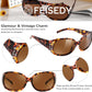 商品图片 24 | B0FZT6D16L | FEISEDY Women's Polarized Sunglasses Wrap Around Rhinestone Design Fashion Sunnies UV400 Protection B1091